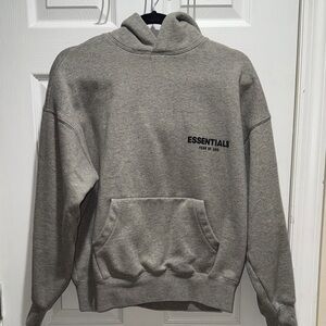 Essentials Fear of God Heather Gray Hoodie Pullover